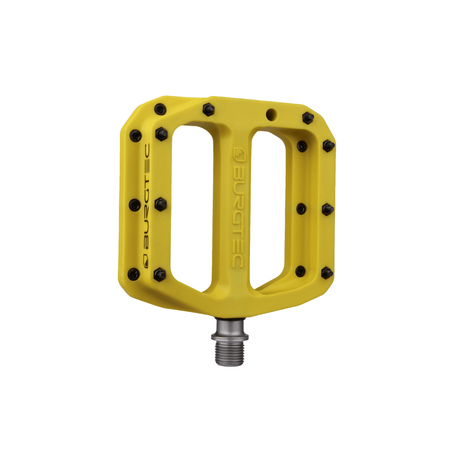 Burgtec MK4 Composite Flat Pedals - Electric Yellow