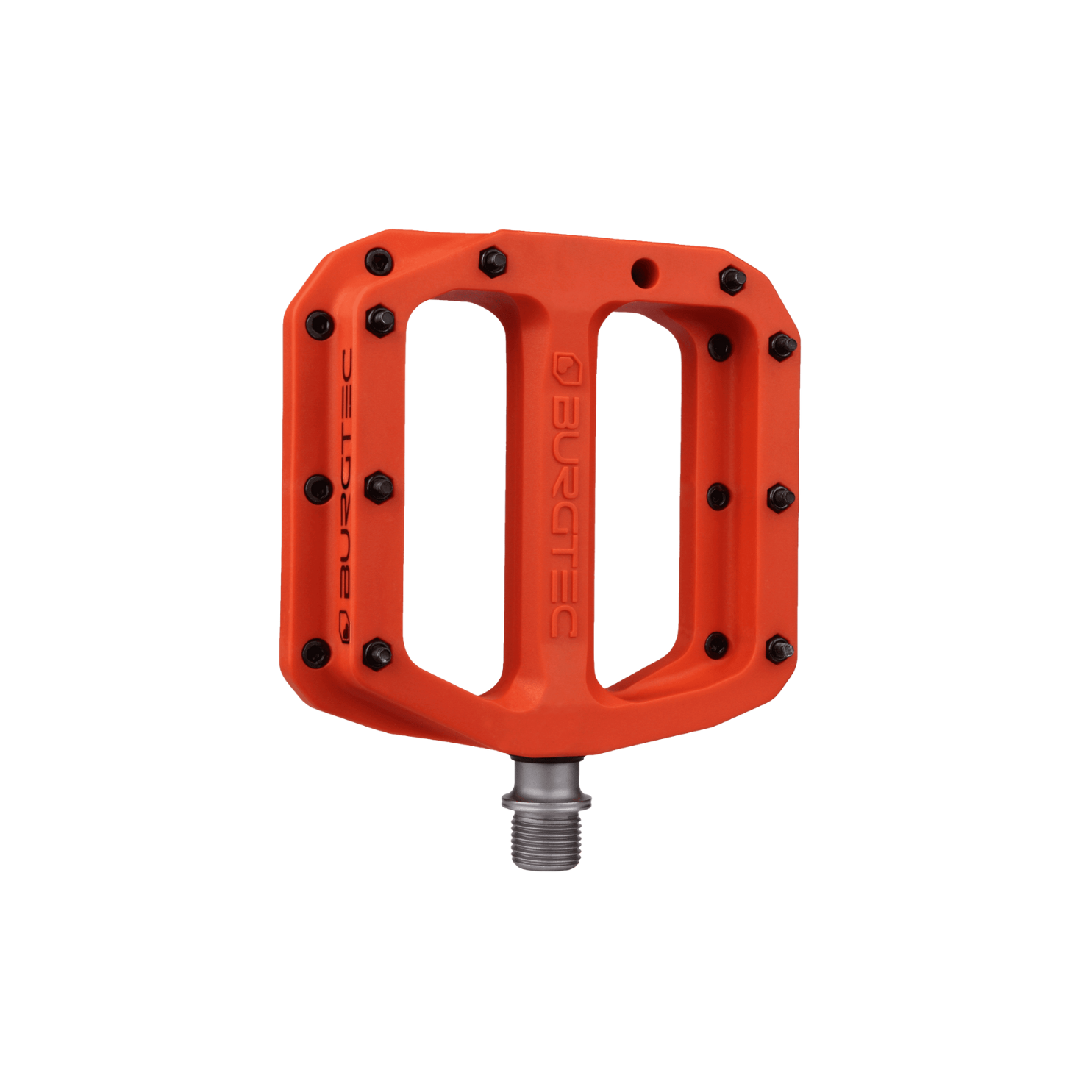 Burgtec MK4 Composite Flat Pedals - Iron Bro Orange
