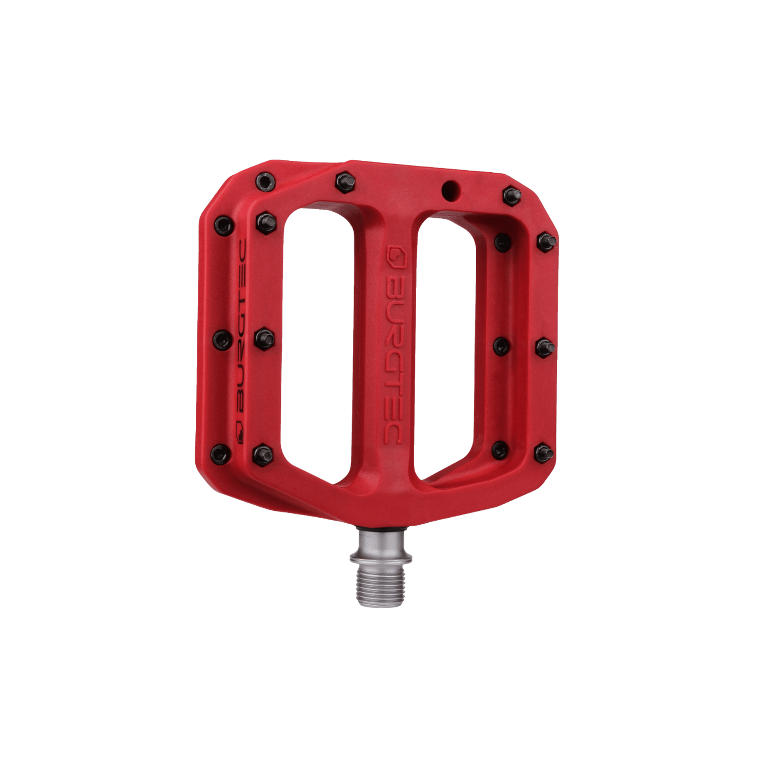 Burgtec MK4 Composite Flat Pedals - Race Red