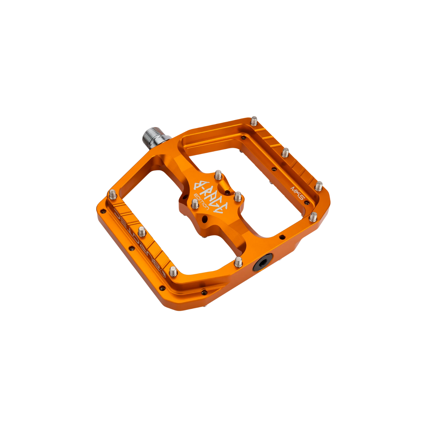 Burgtec Penthouse Flat MK5 B-Rage Edition Pedals - Iron Bro Orange