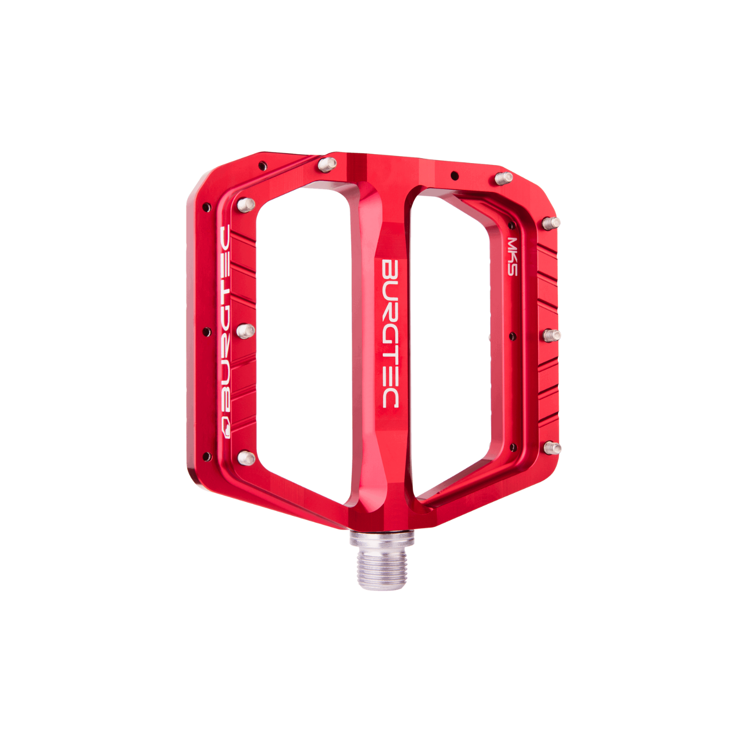 Burgtec Penthouse Flat MK5 Pedals - Race Red