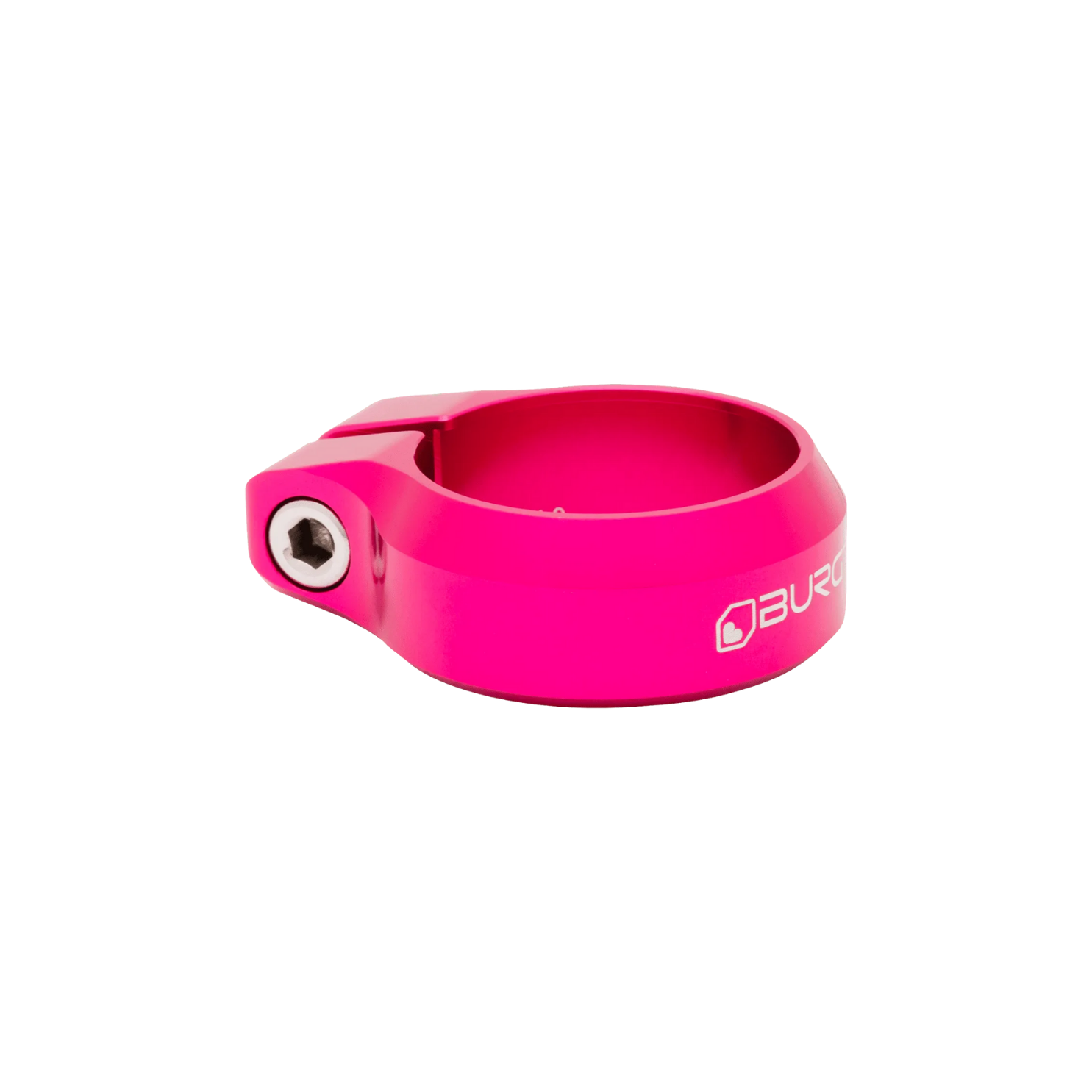 Burgtec Seat Clamp - Toxic Barbie Pink