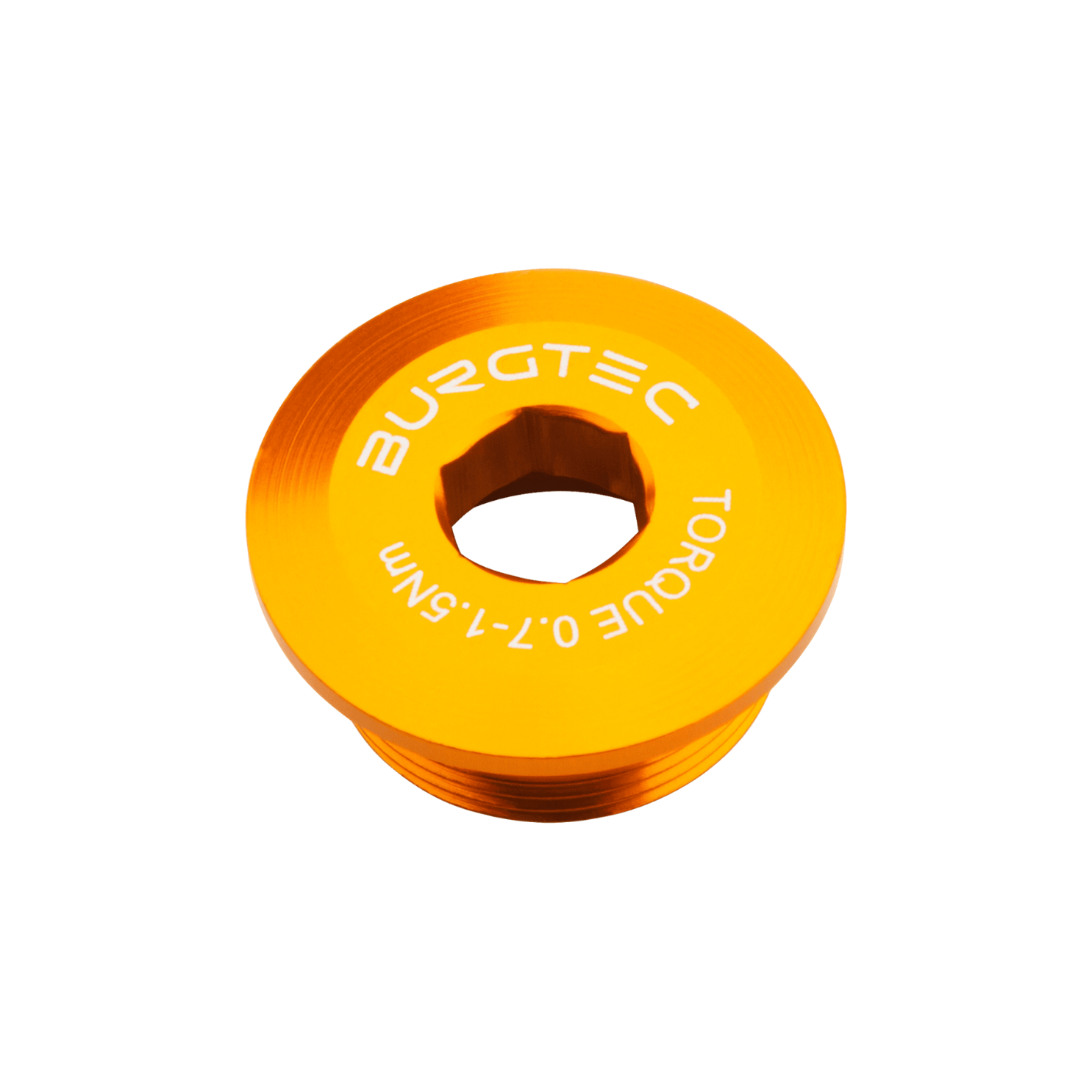 Burgtec Shimano Crank Bolt - Iron Bro Orange