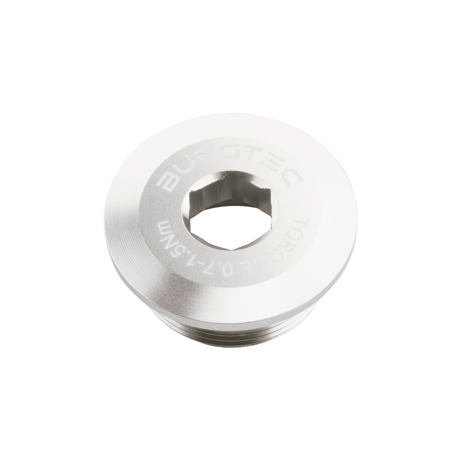 Burgtec Shimano Crank Bolt - Rhodium Silver
