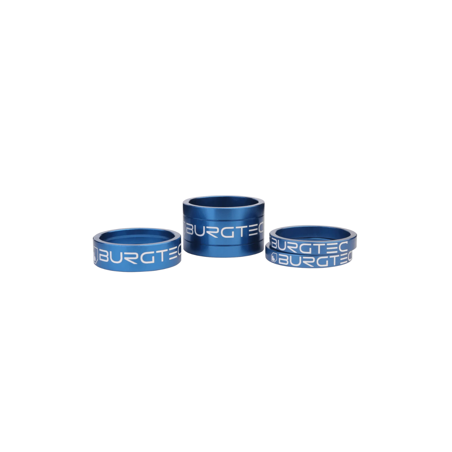 Burgtec Stem Spacer Kit - Deep Blue