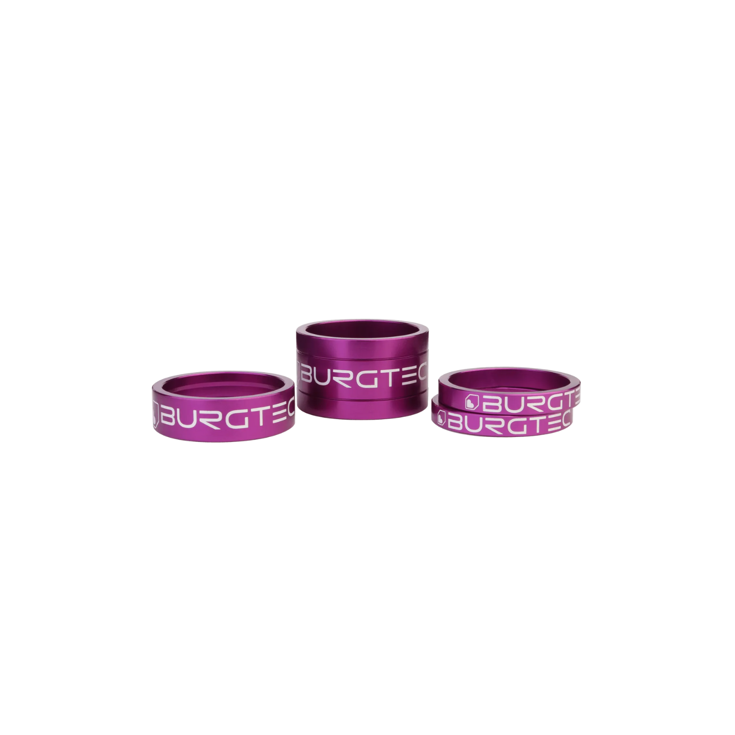 Burgtec Stem Spacer Kit - Purple Rain