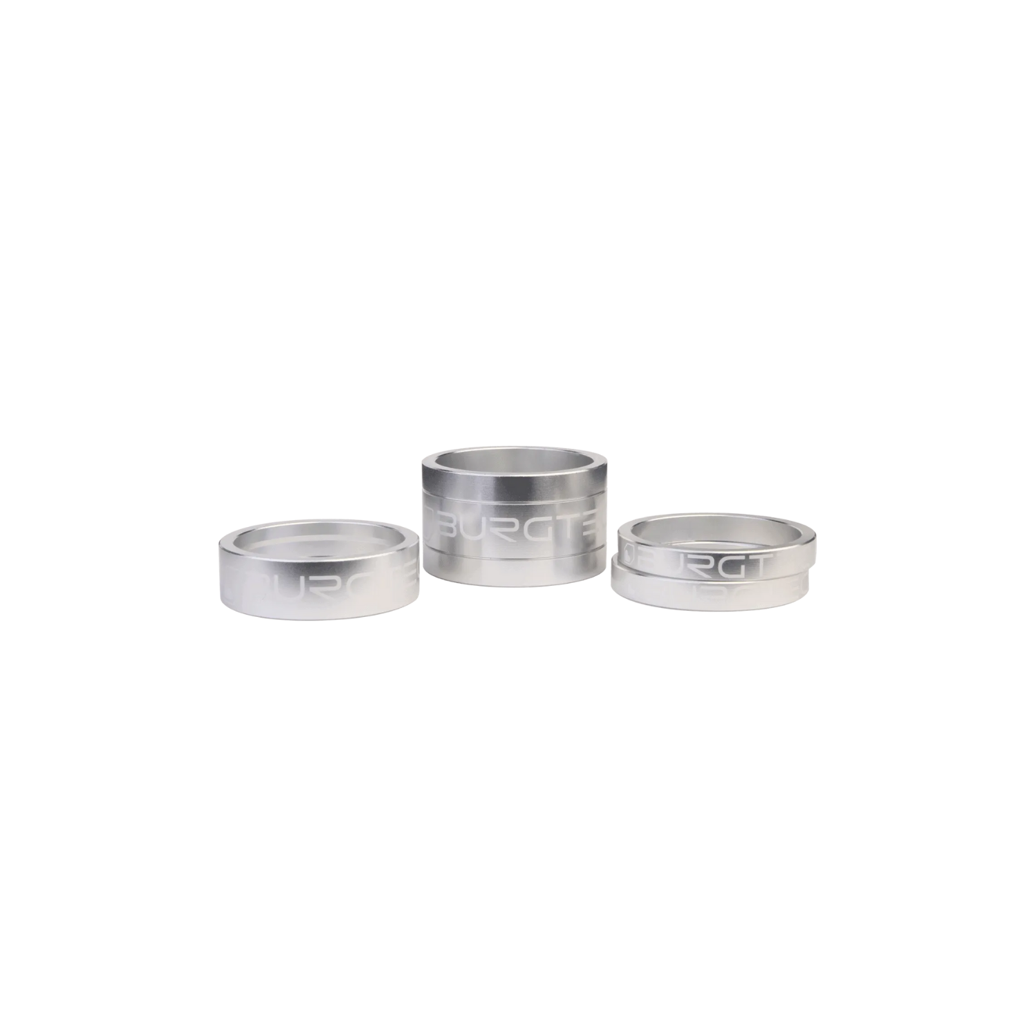 Burgtec Stem Spacer Kit - Rhodium Silver