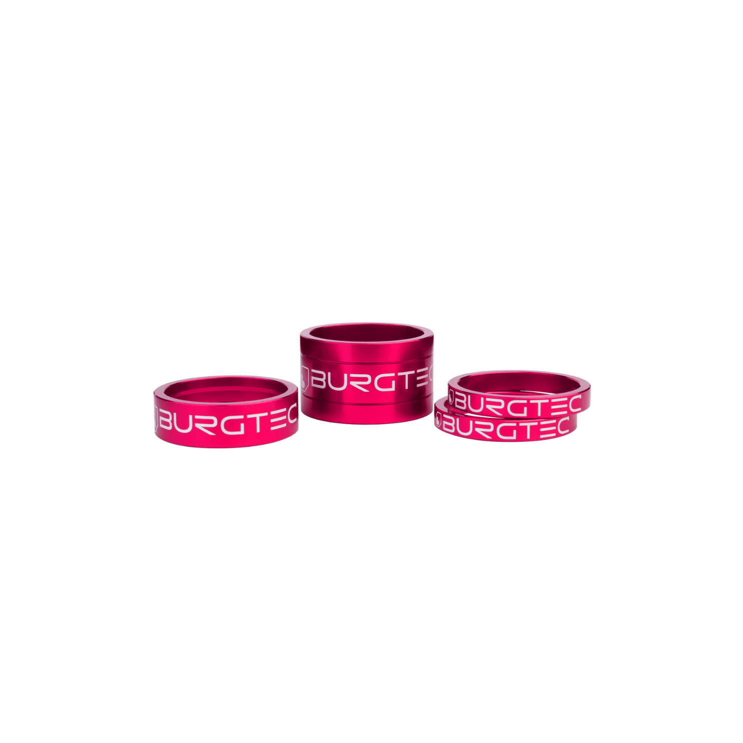 Burgtec Stem Spacer Kit - Toxic Barbie Pink
