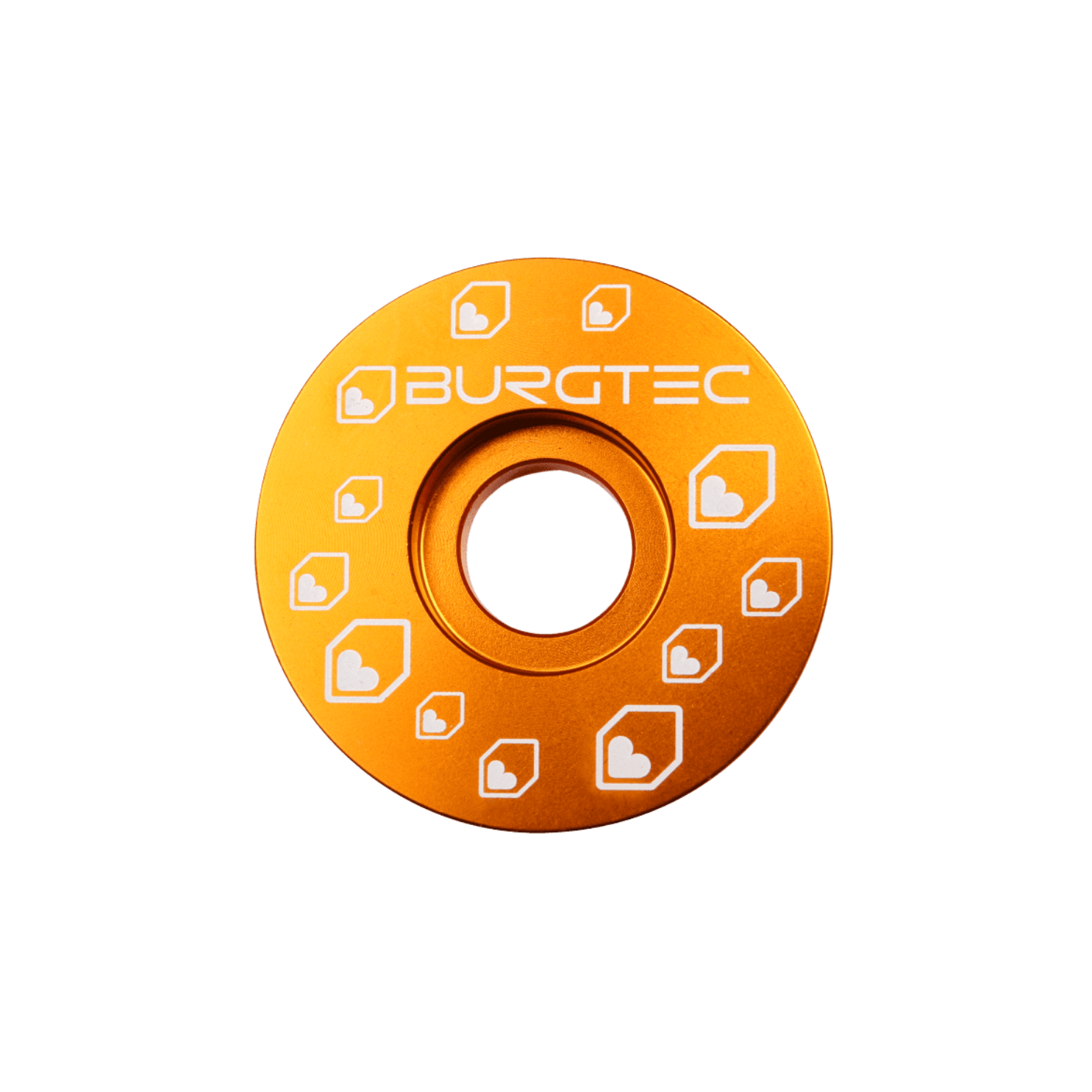 Burgtec Top Cap - Burgtec Iron Bro Orange