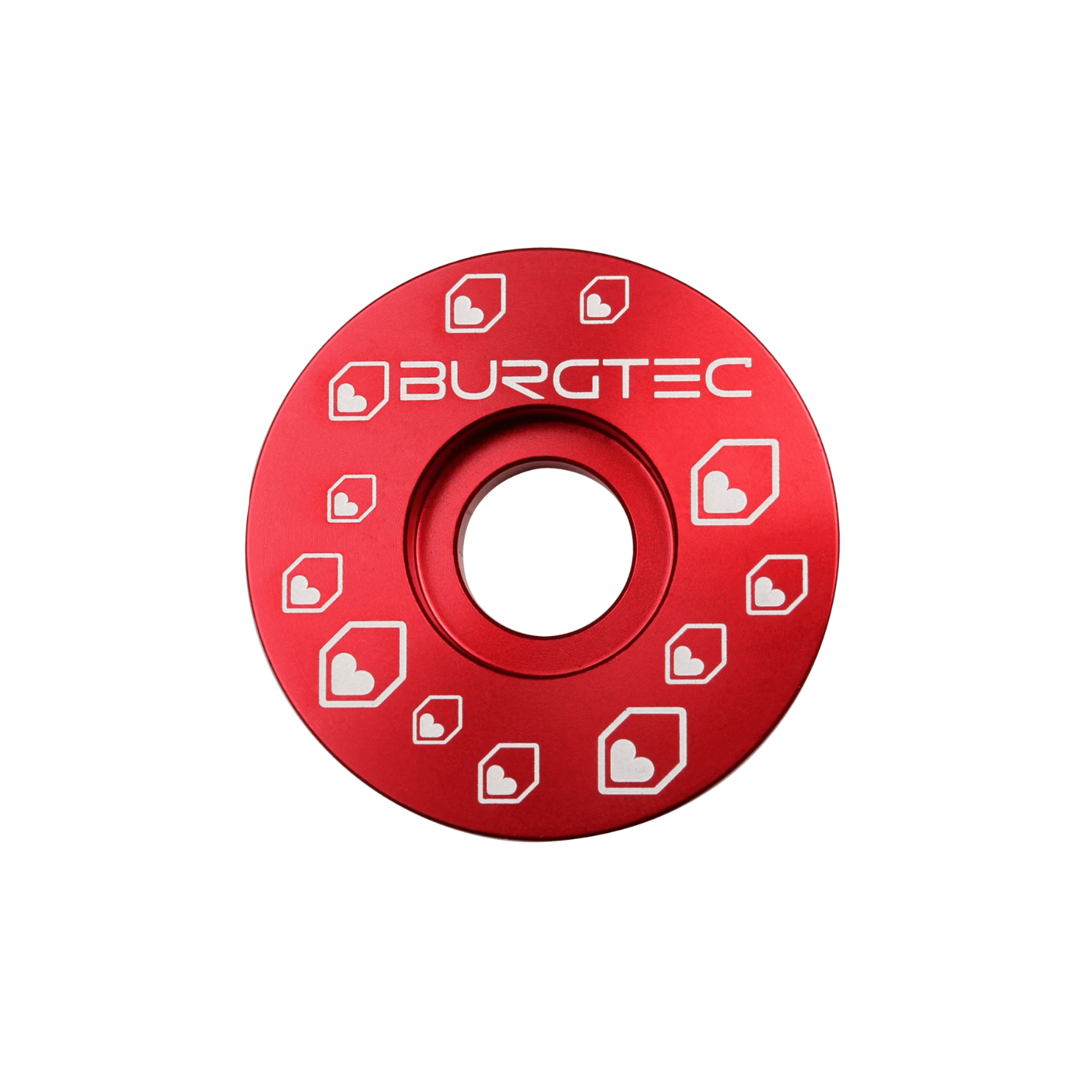 Burgtec Top Cap - Burgtec Race Red