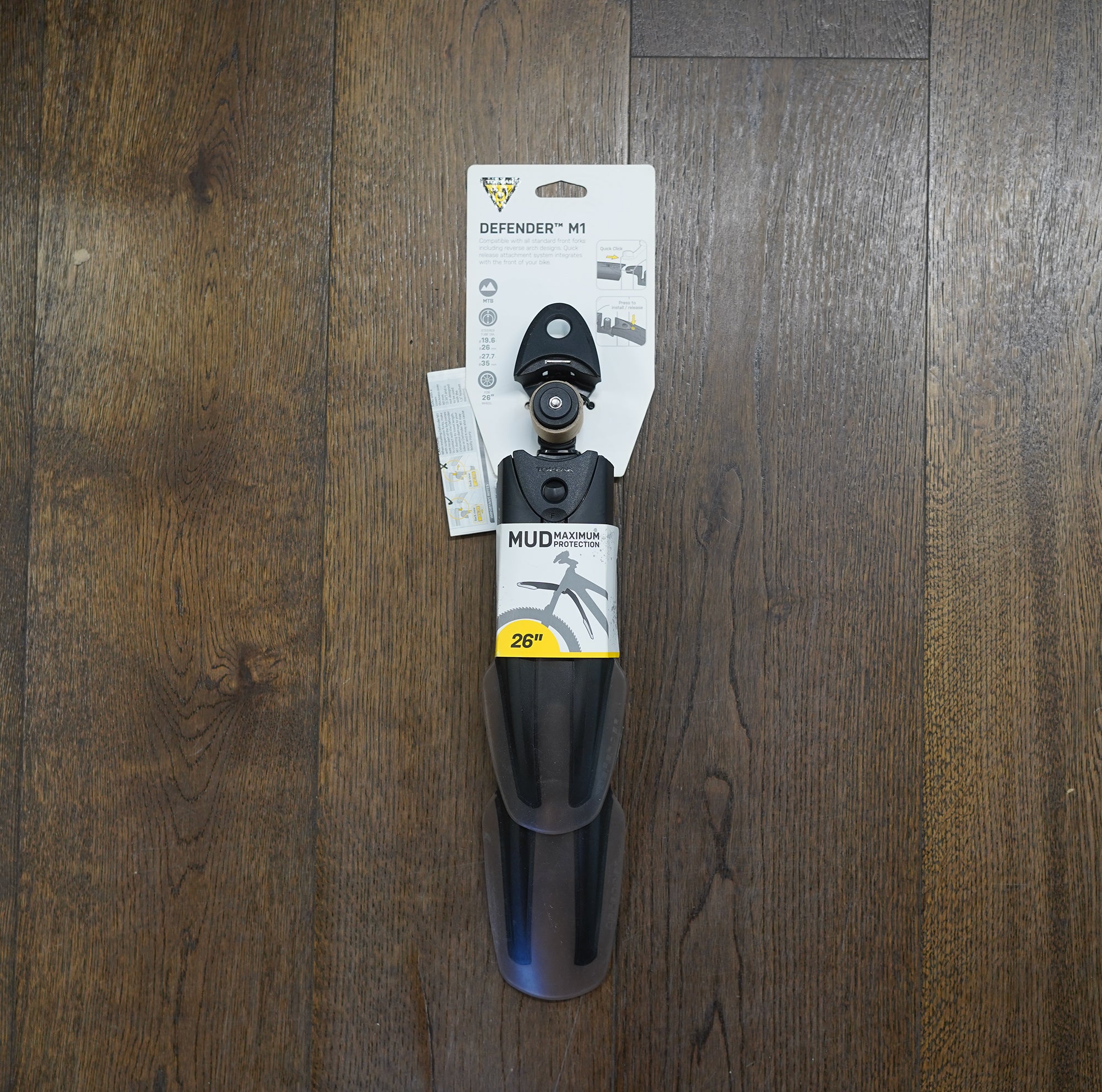Take Off Topeak Defender Front Wheel Mud Rack