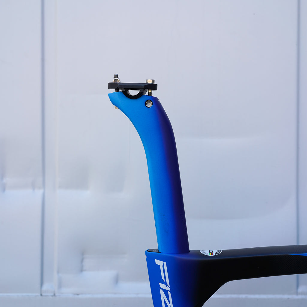 Preloved / Dogma F12 Frameset + Most Talon ultra Integrated Handlebar - Galaxy Blue 47