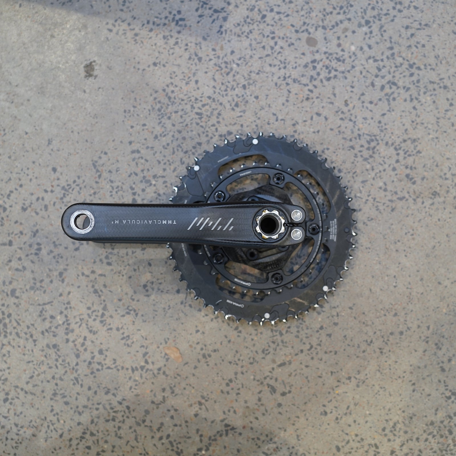 Preloved / THM M3 Carbon Crankset + Praxis Chainrings