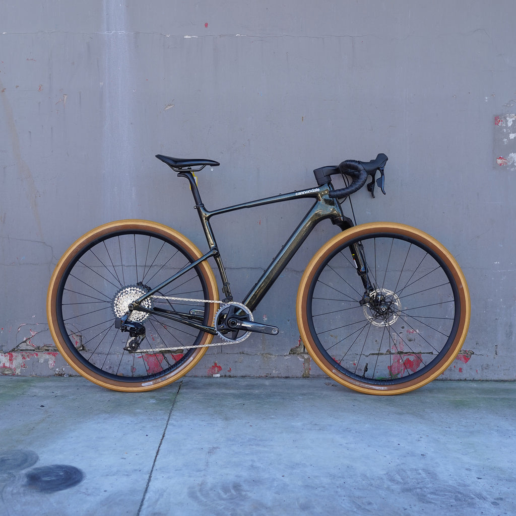 Preloved / Cannondale Topstone Carbon 1 Lefty Gravel Bike - Gold Dust M