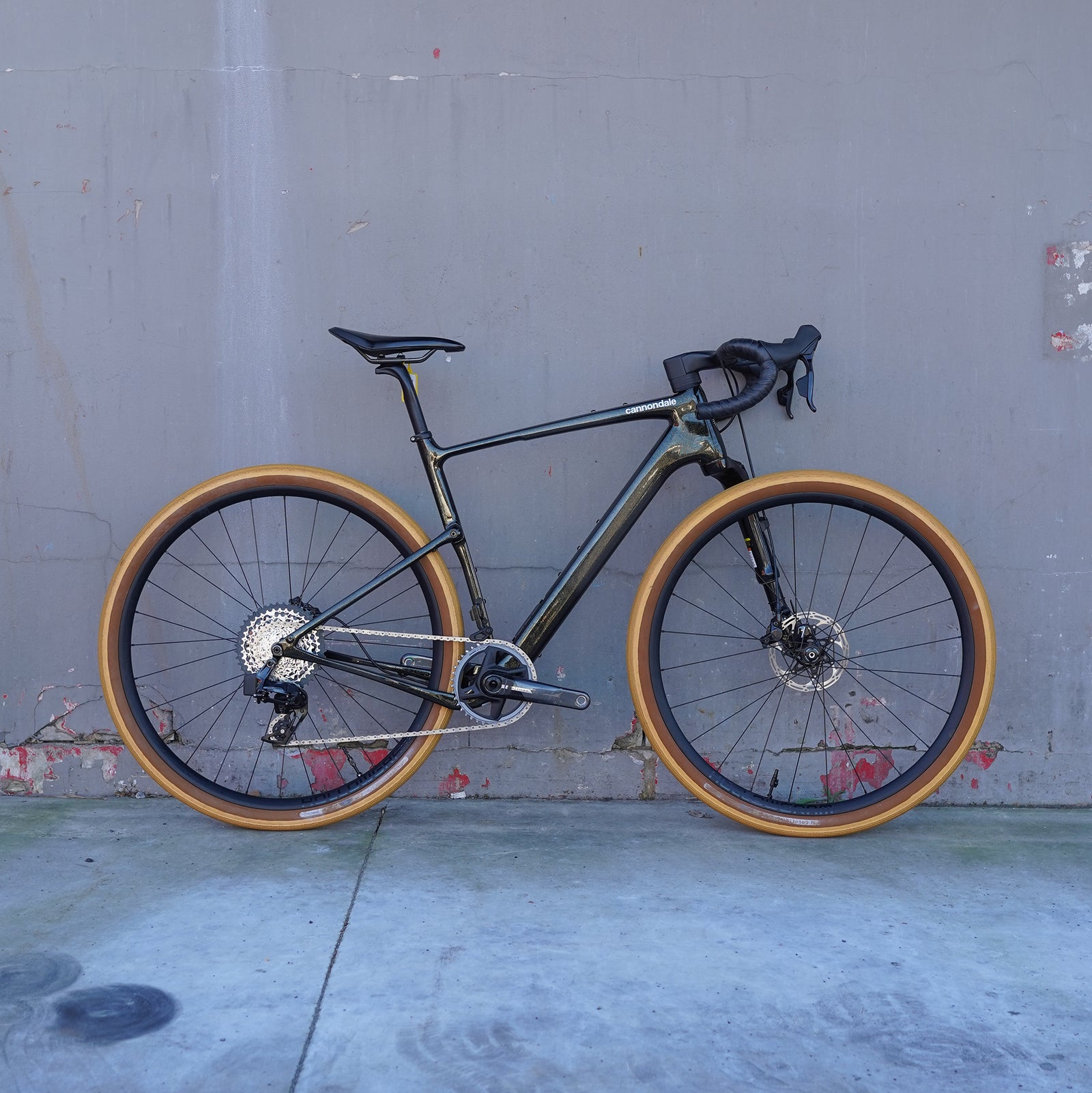 Preloved / Cannondale Topstone Carbon 1 Lefty Gravel Bike - Gold Dust M