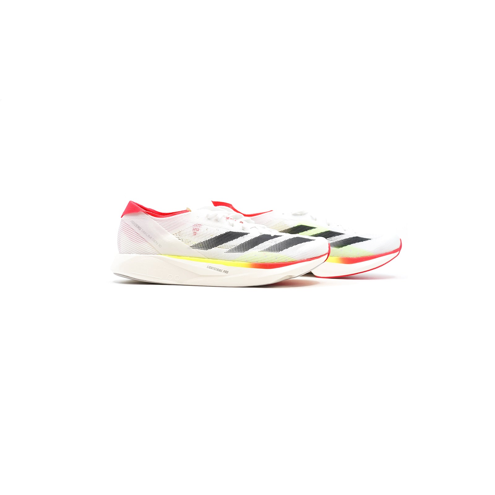 Adidas Adizero Takumi Sen 10 - Cloud White/Core Black/Lucid Red