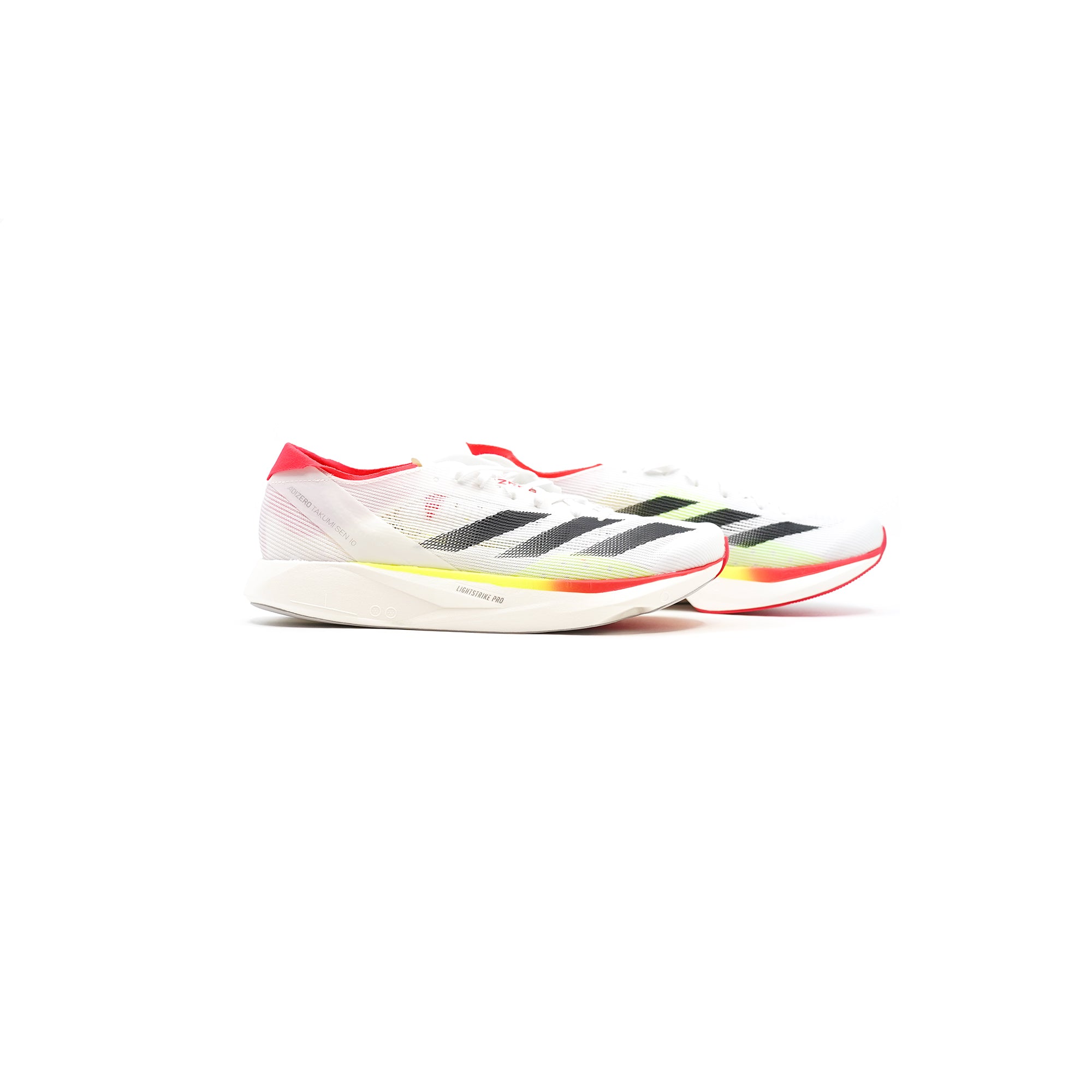 阿迪达斯 Adizero Takumi Sen 10 - 云白色/核心黑色/清晰红色