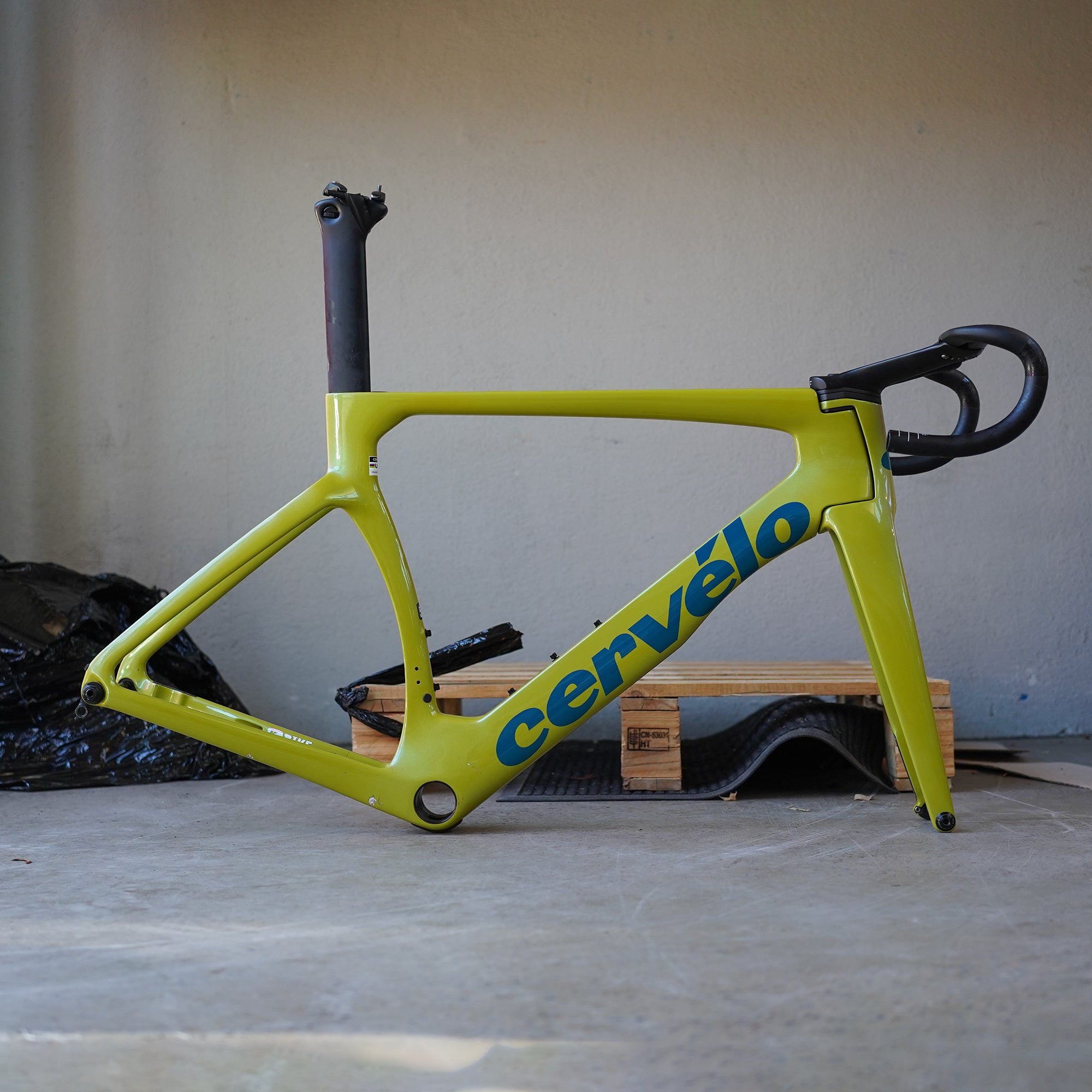 Preloved / Cervelo S5 Frameset - Algae Bloom (54cm)