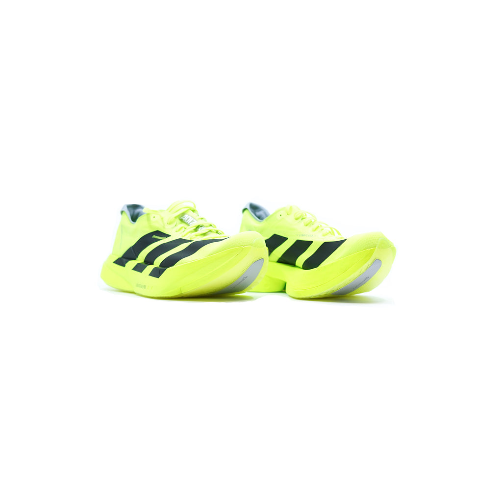 阿迪达斯 Adizero Adios Pro 3 - 水晶白 / 亮柠檬黄 / 渐变蓝