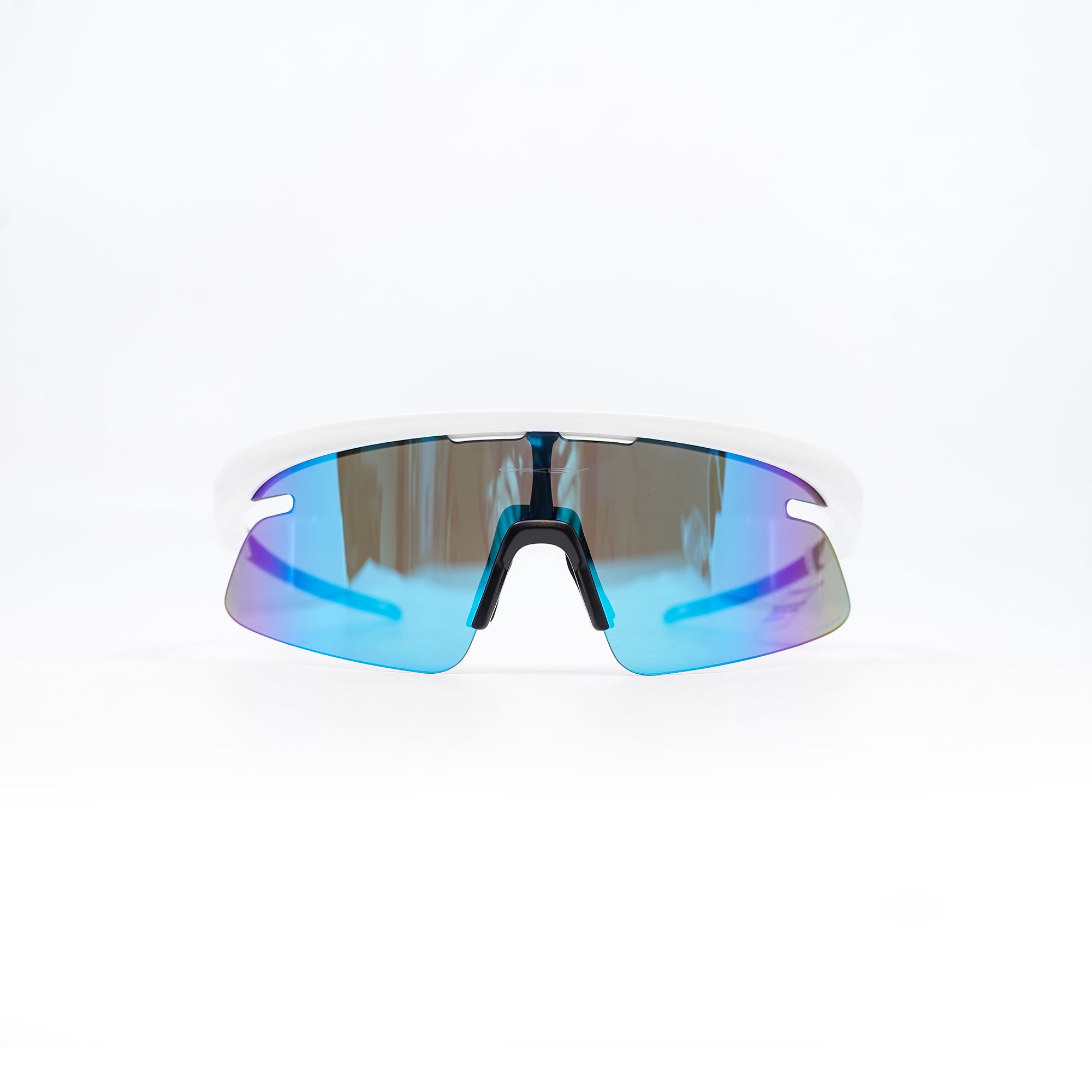 Oakley RSLV Lite Sunglasses - Matte White (Prizm Sapphire Lens)