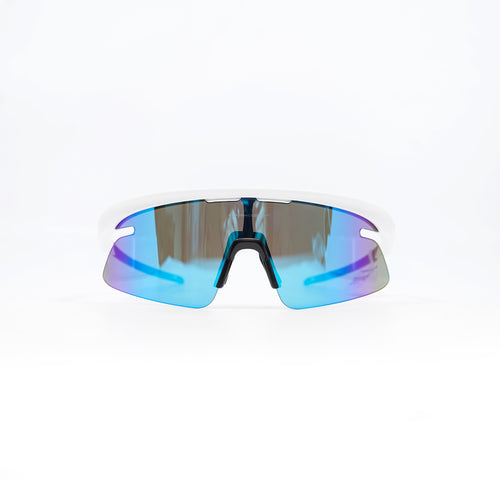Oakley RSLV Lite Sunglasses - Matte White (Prizm Sapphire Lens)