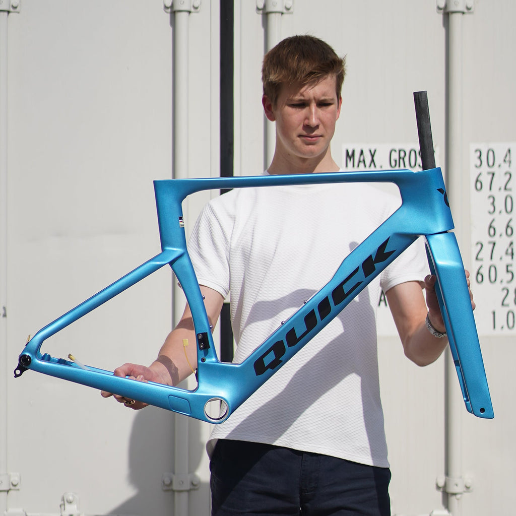 Quick Pro ER:ONE Aero Road Frameset - Alpine Blue
