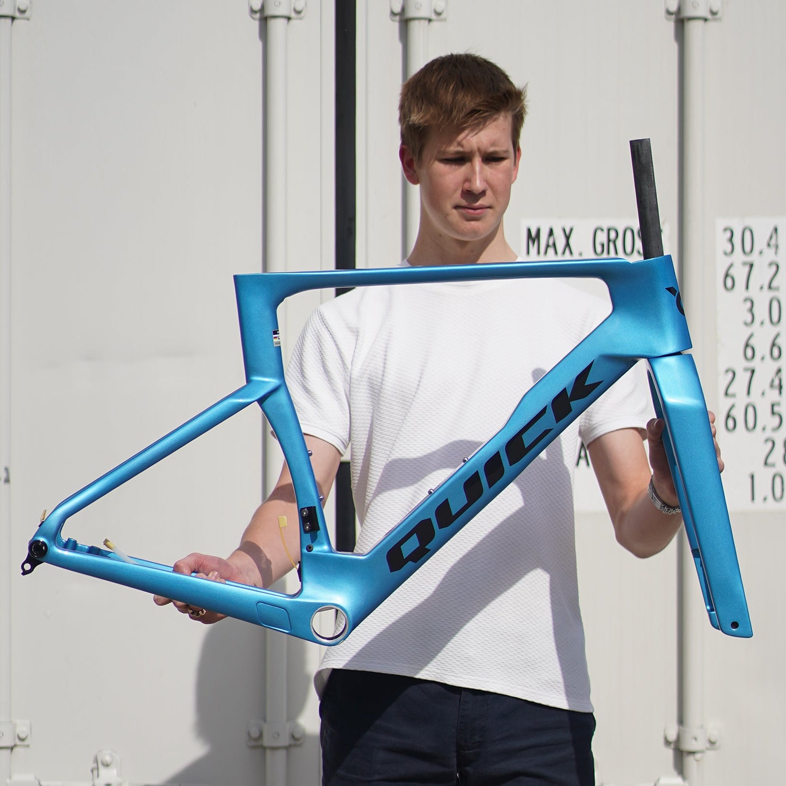 Quick Pro ER:ONE Aero Road Frameset - Alpine Blue