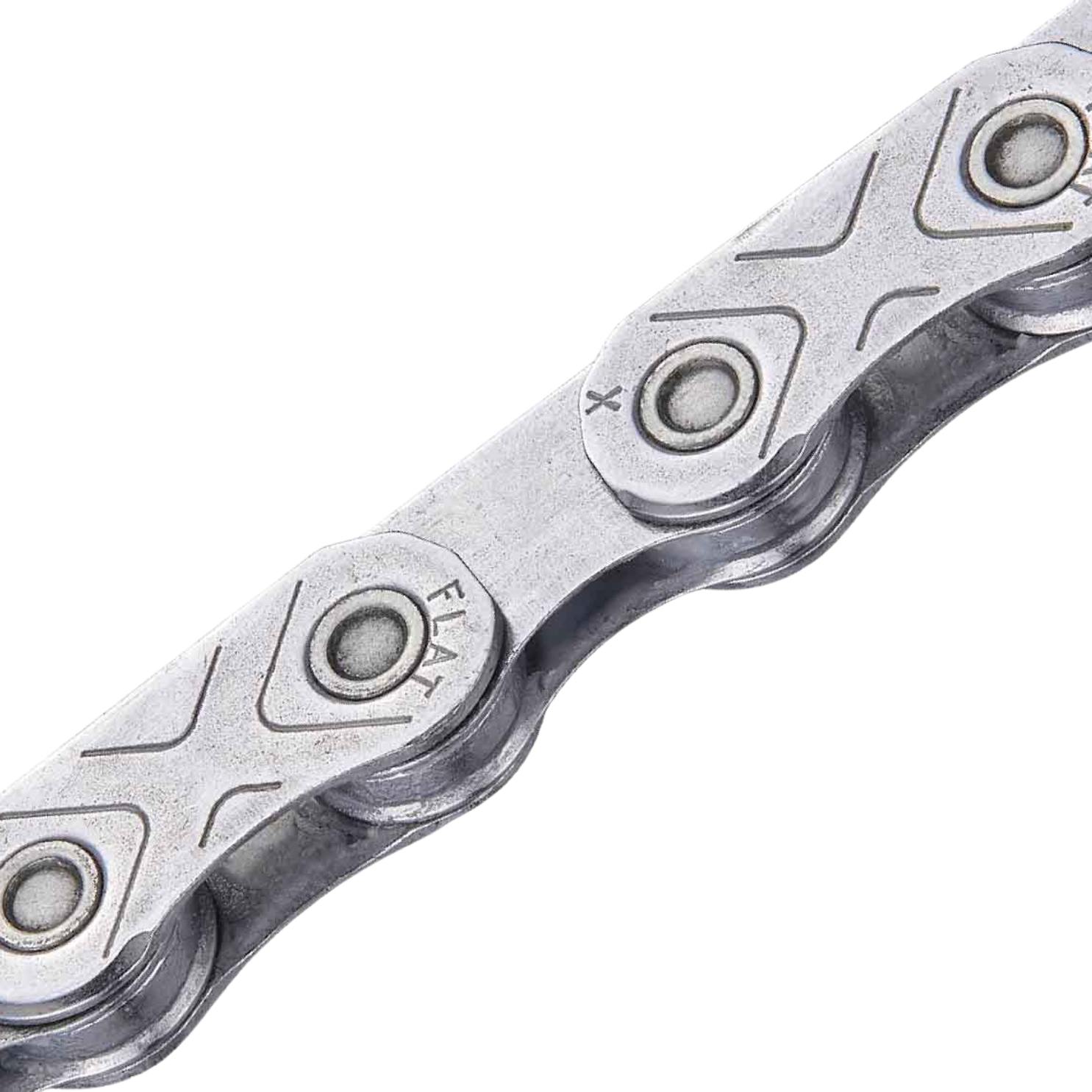 KMC XFlat EPT Waxed 12/13-Speed Chain - Silver