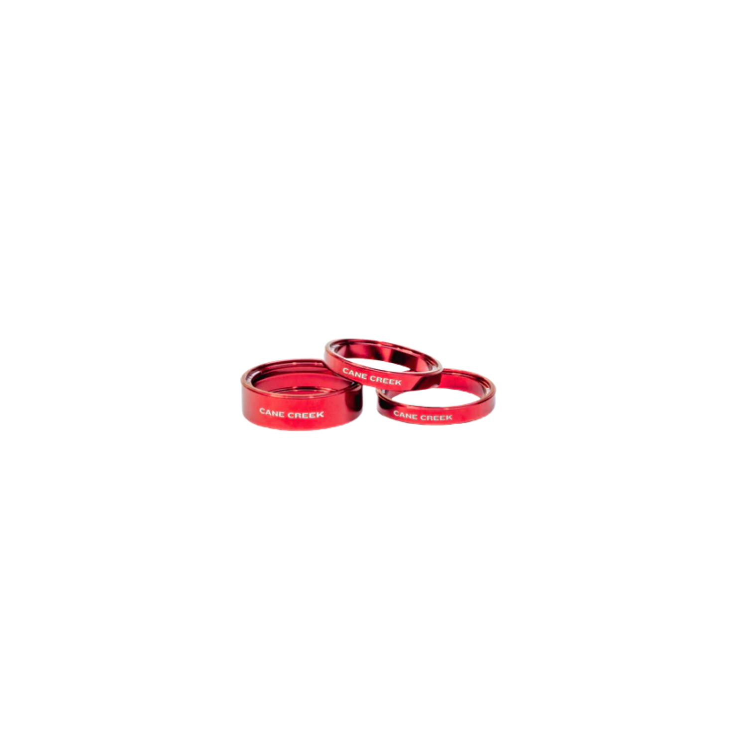 Cane Creek Interlock Spacer Kit - Red