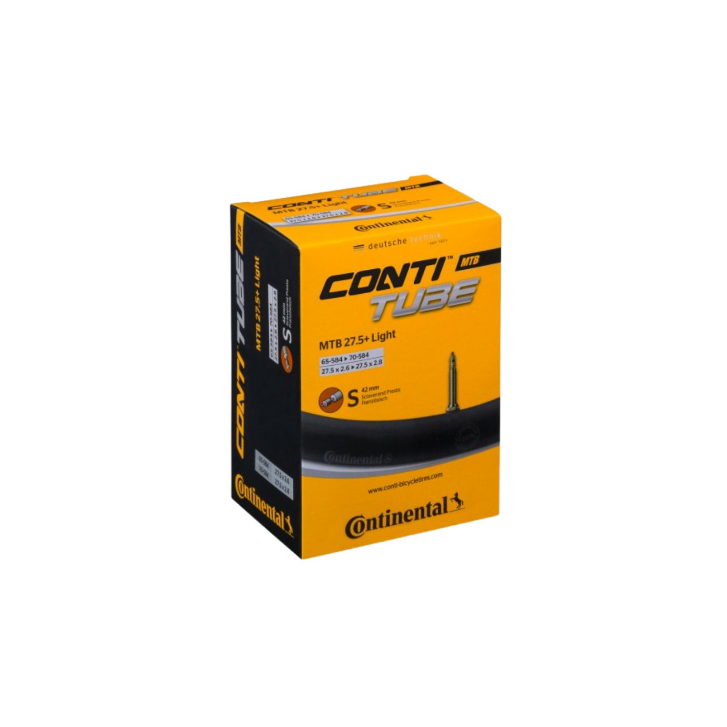 Continental MTB Schrader Inner Tube - 27.5 Plus