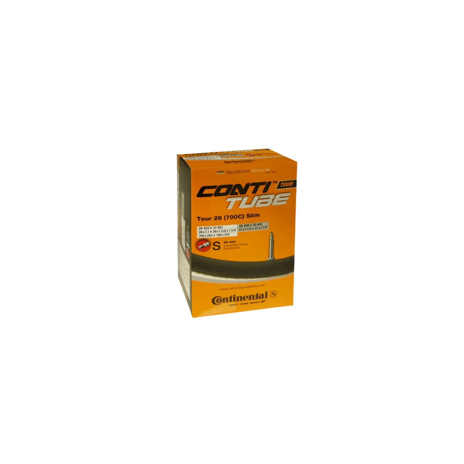 Continental Tour 28 Slim Presta Valve Inner Tube