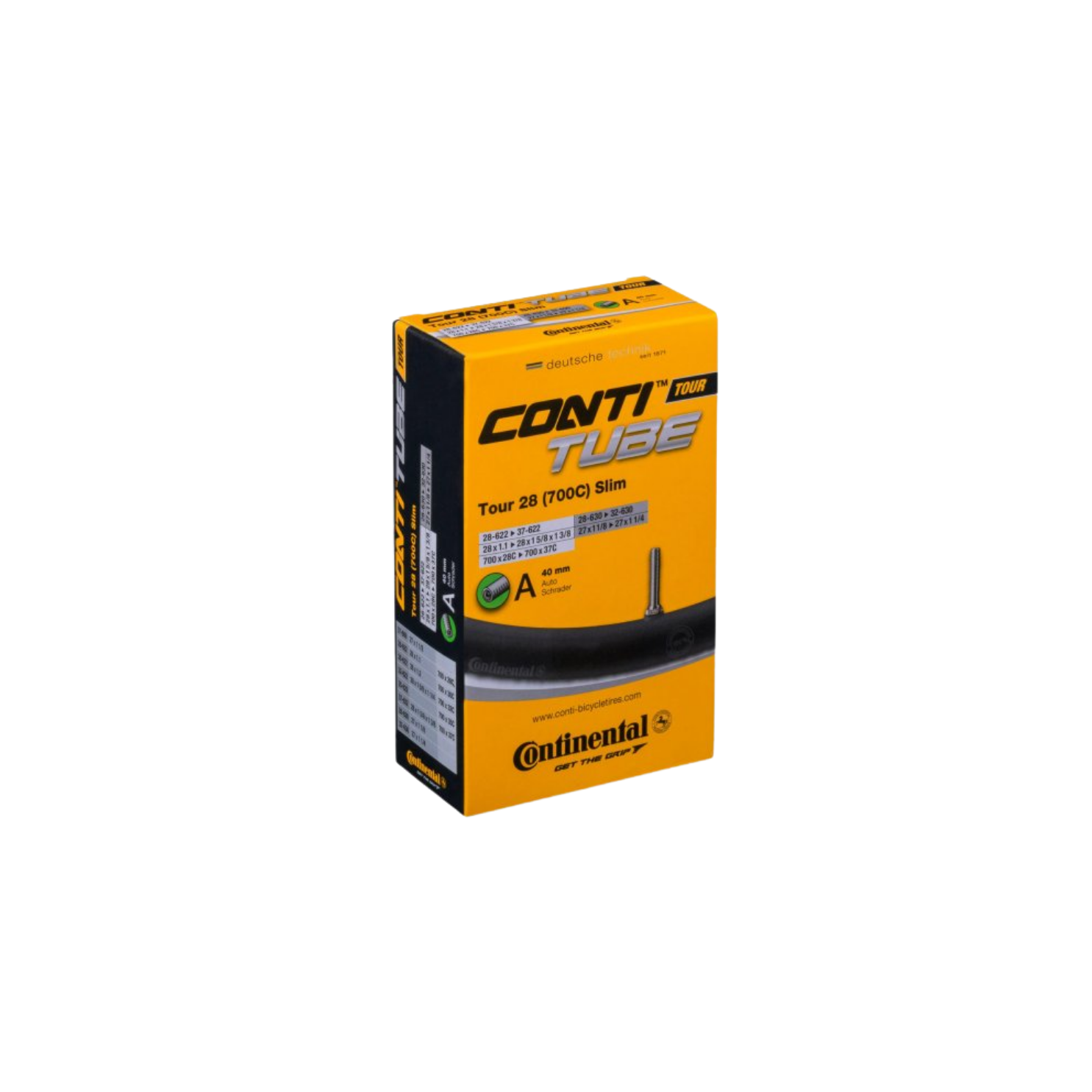Continental Tour 28 Slim Schrader Inner Tube