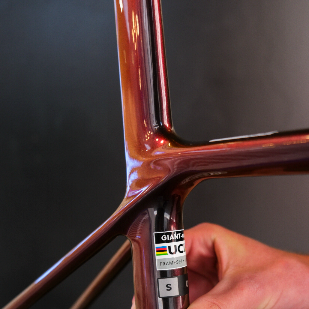 Giant TCR Advanced SL Frameset - Black Lava