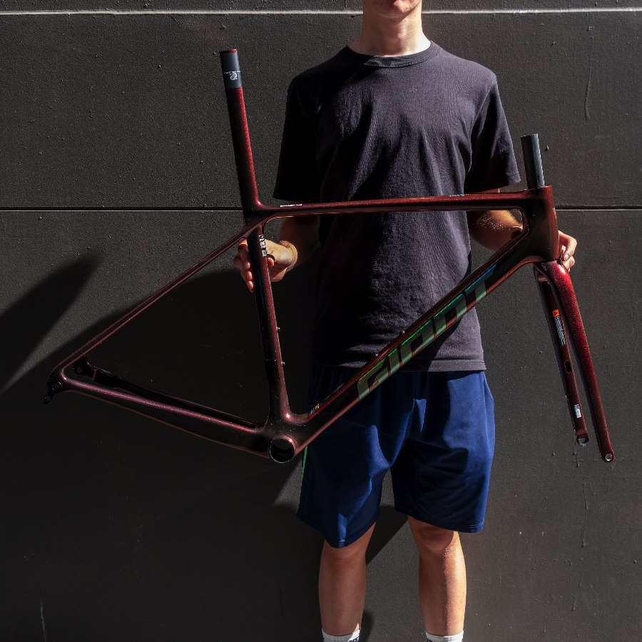 Giant TCR Advanced SL Frameset - Black Lava