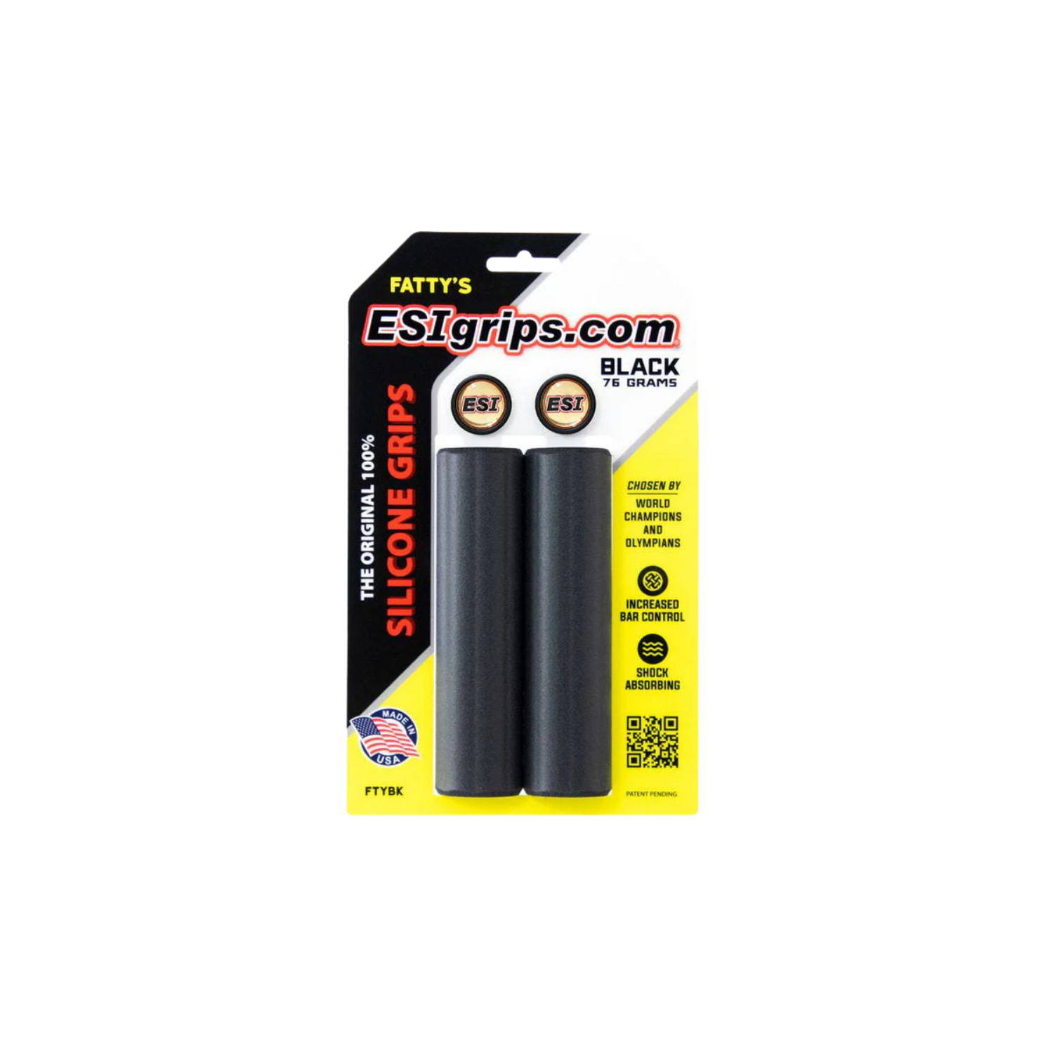 ESI Grips - Fatty's - Black