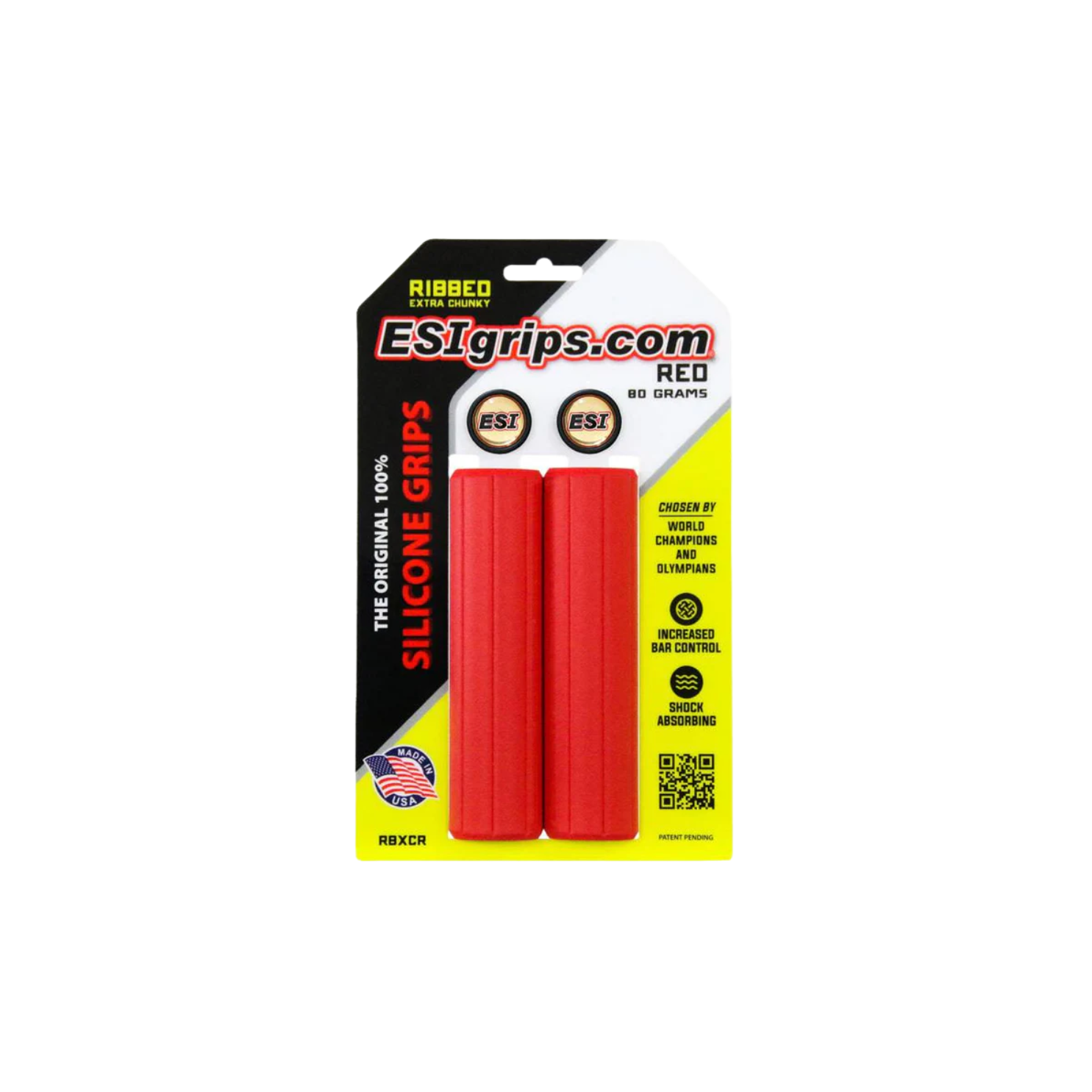 ESI Grips - Ribbed Extra Chunky - Red