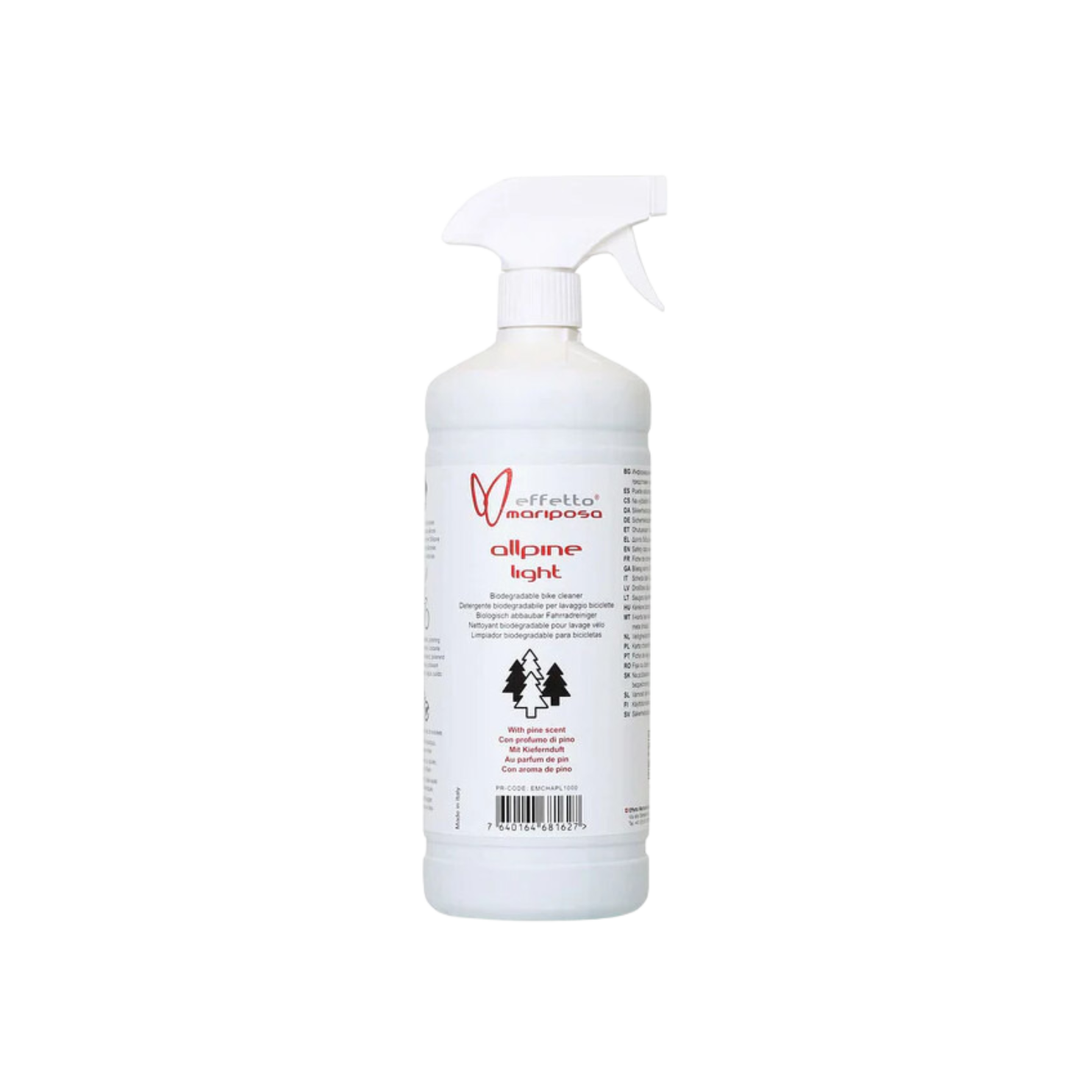 Effetto Mariposa Allpine Light 可生物降解链条清洁剂 - 1000ml