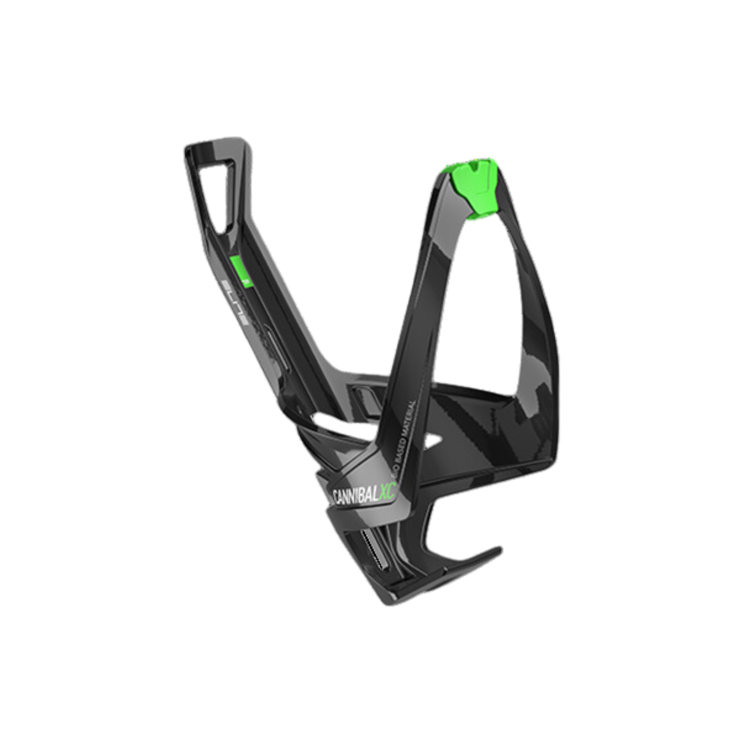 Elite Bottle Cage Cannibal XC - Black/Green