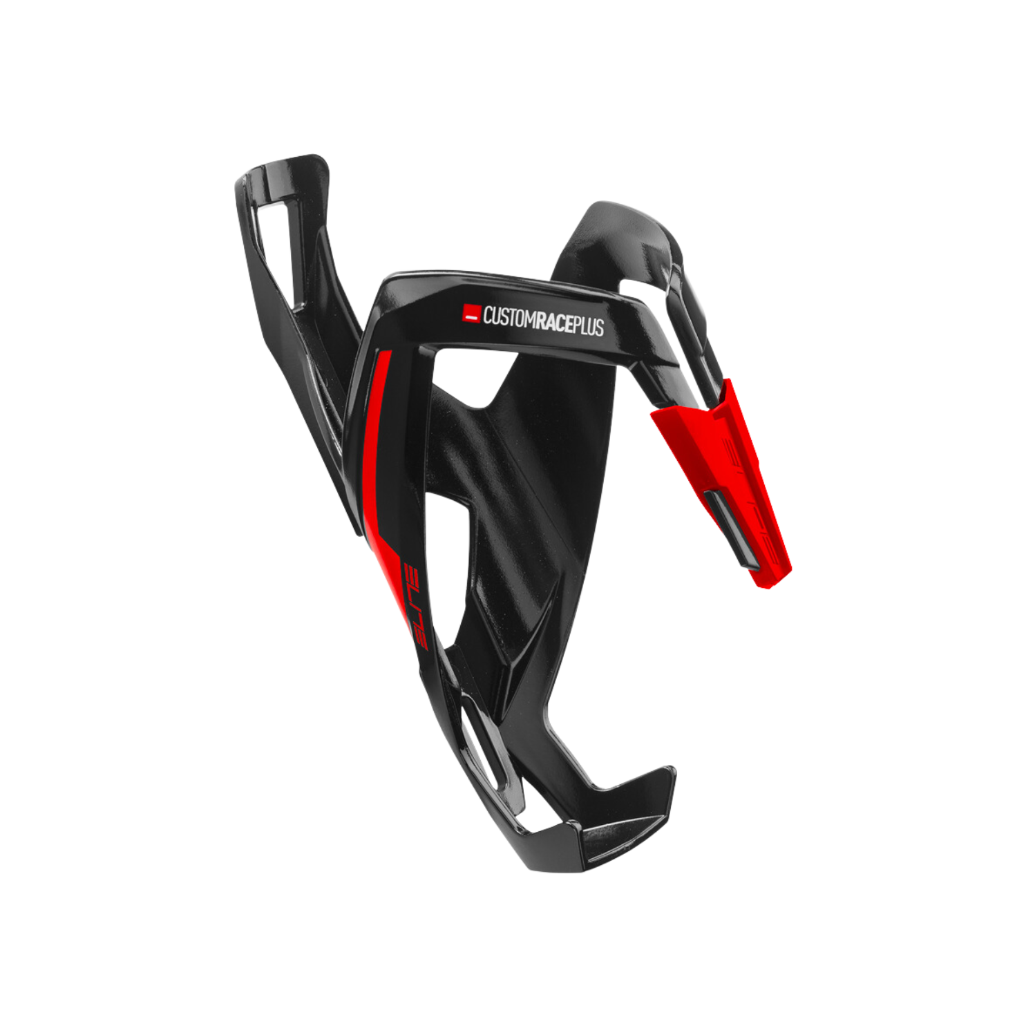 Elite Bottle Cage Custom Race - Black/Glossy Red