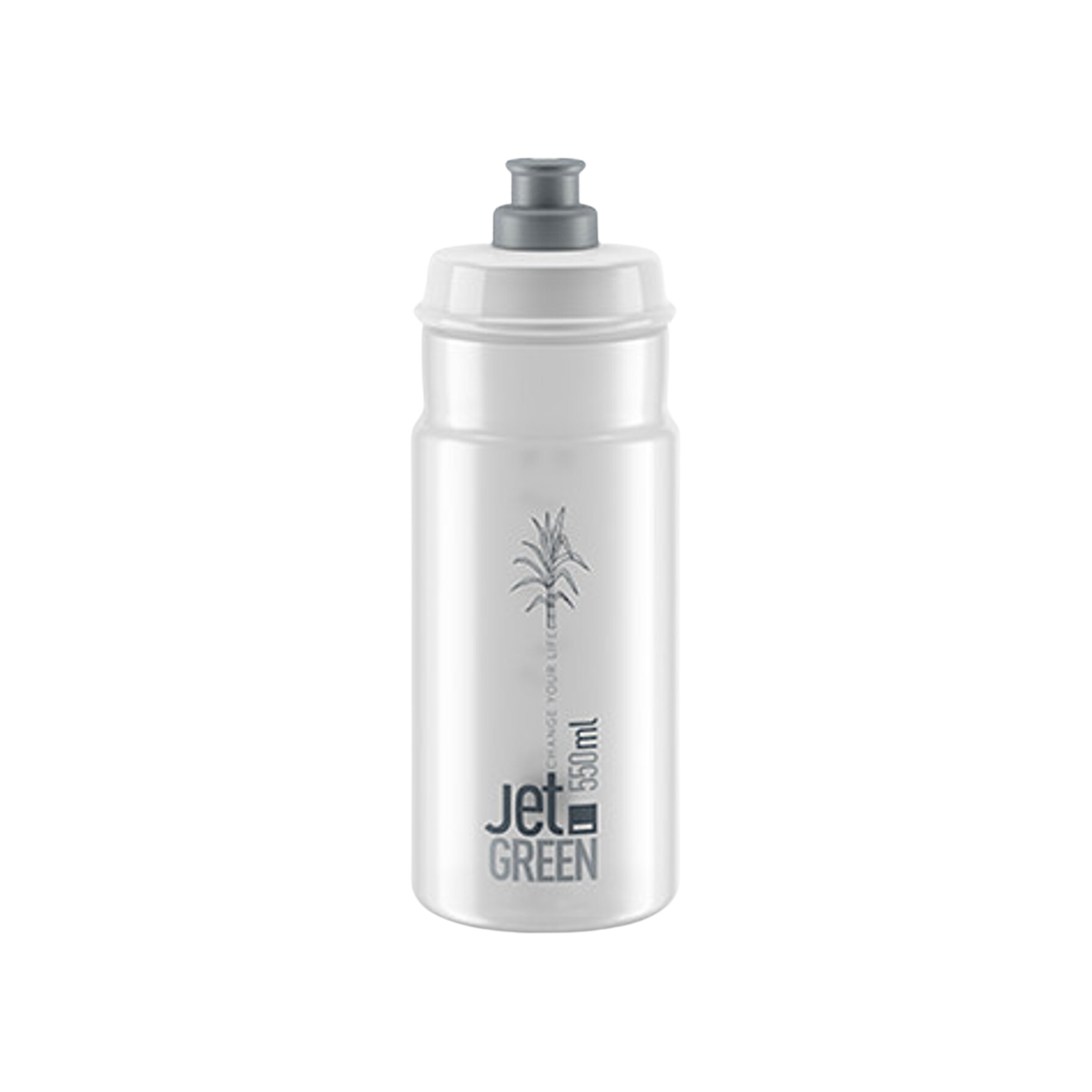 Elite Bottle Jet - 绿色透明灰色徽标