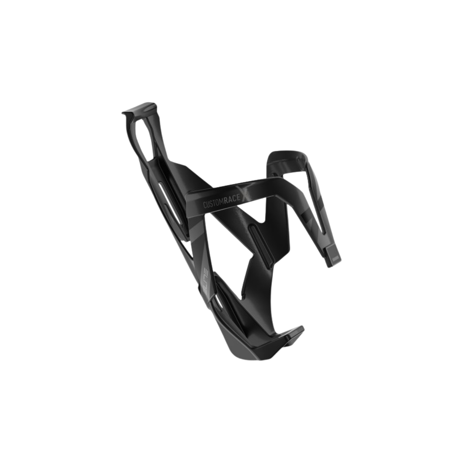 Elite Custom Race X Bottle Cage - Black/Black Glossy