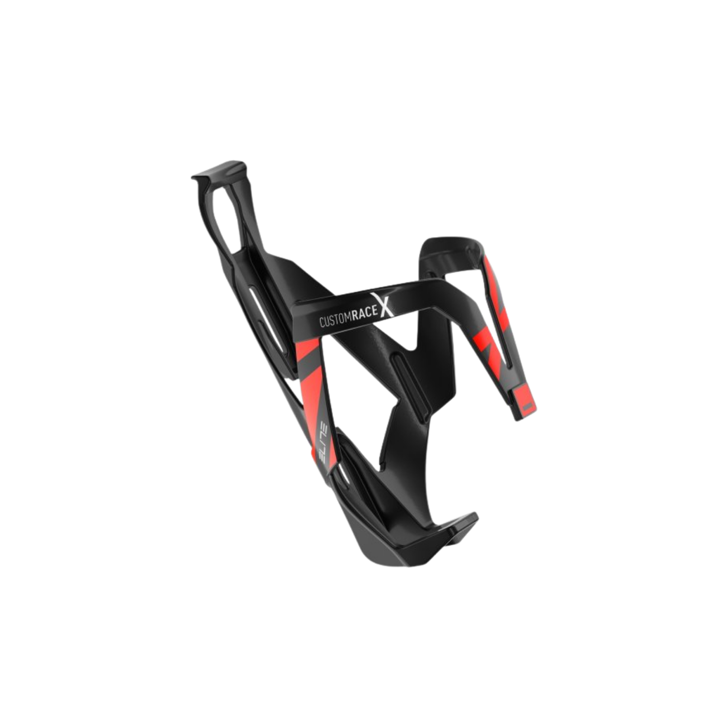 Elite Custom Race X Bottle Cage - Black/Red Glossy