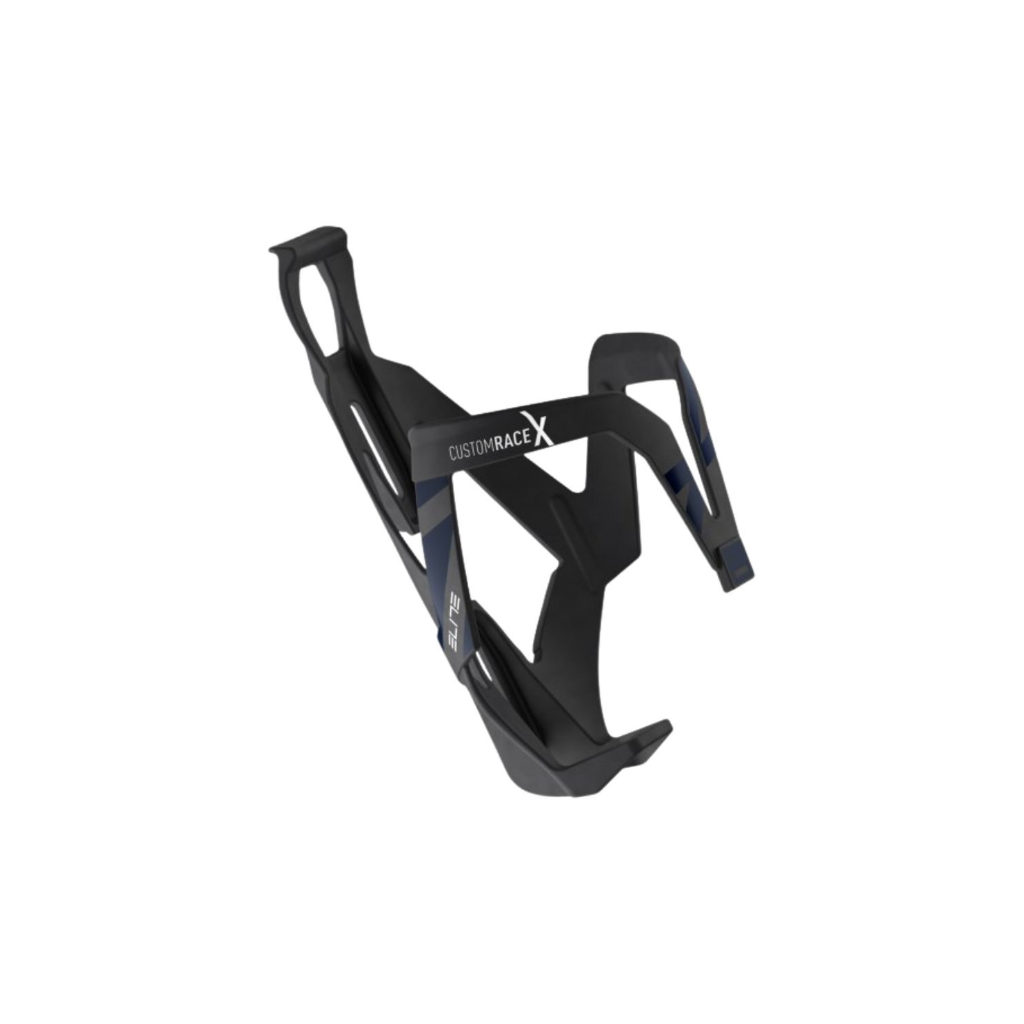 Elite Custom Race X Bottle Cage - Black Skin/Blue