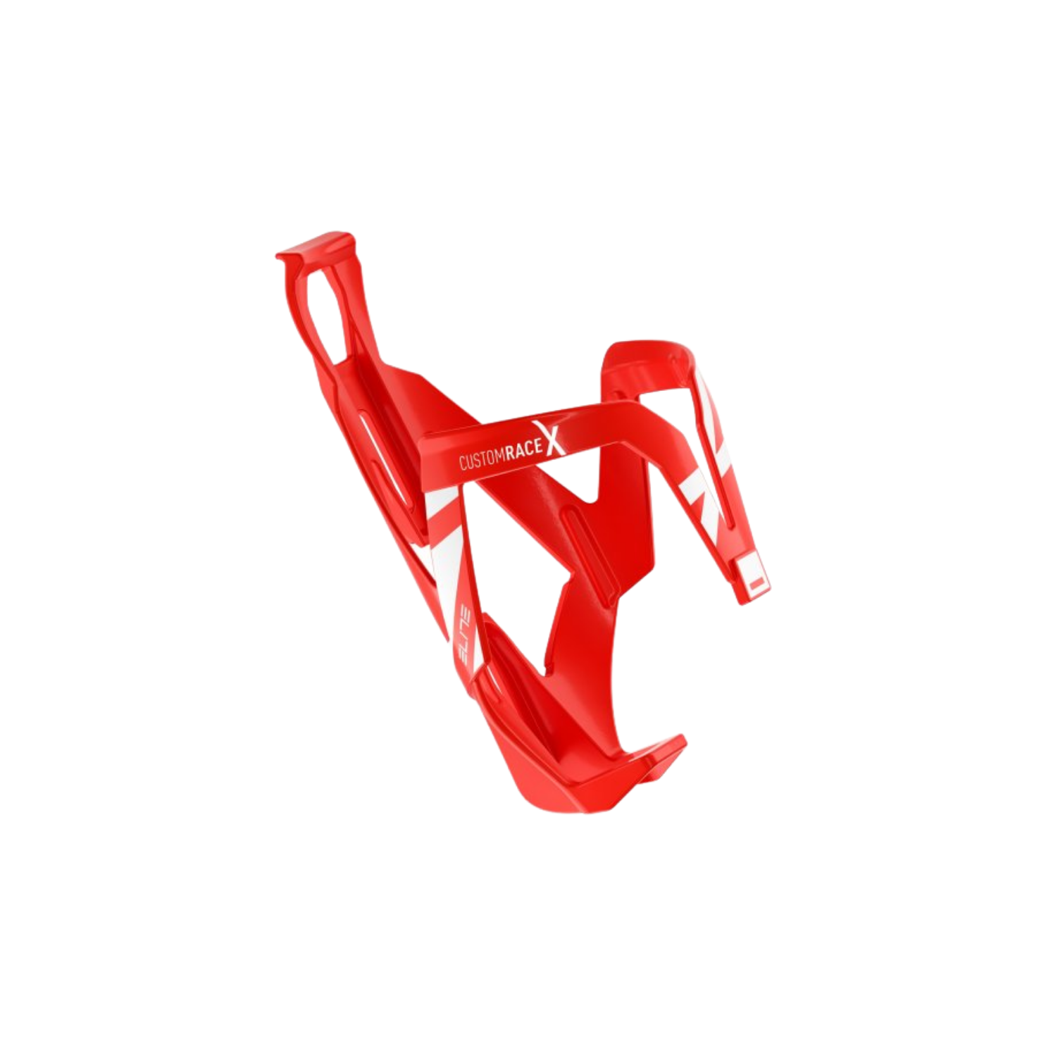 Elite Custom Race X Bottle Cage - Red/White Glossy