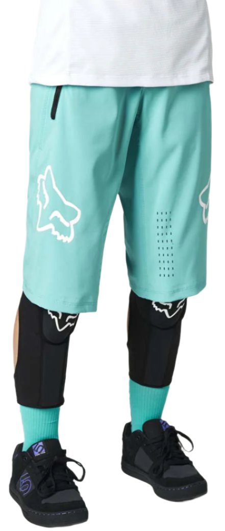 Fox WOMENS DEFEND SHORT - Teal FRONT