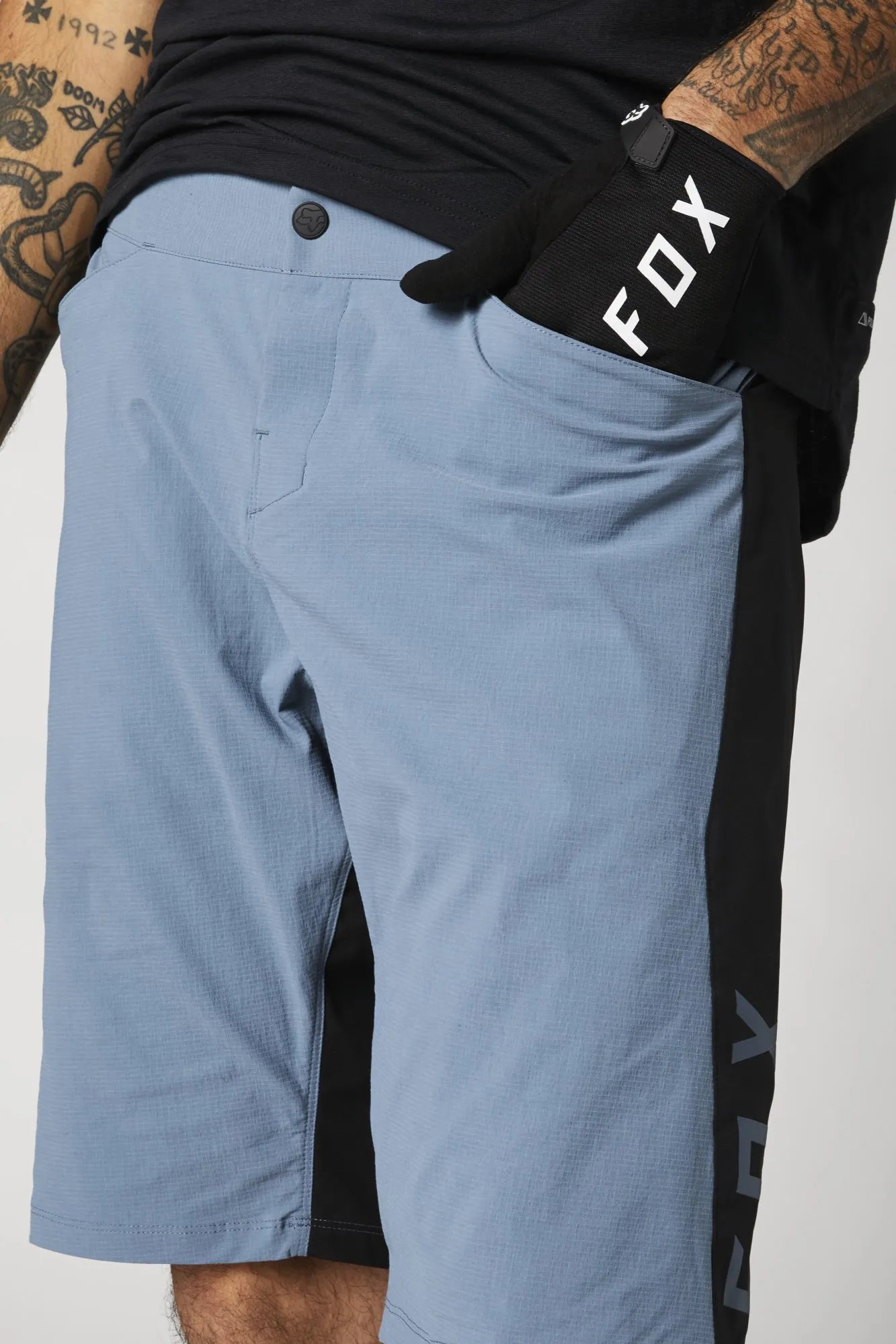 Fox RANGER WATER SHORT - Matte Blue FRONT POCKET