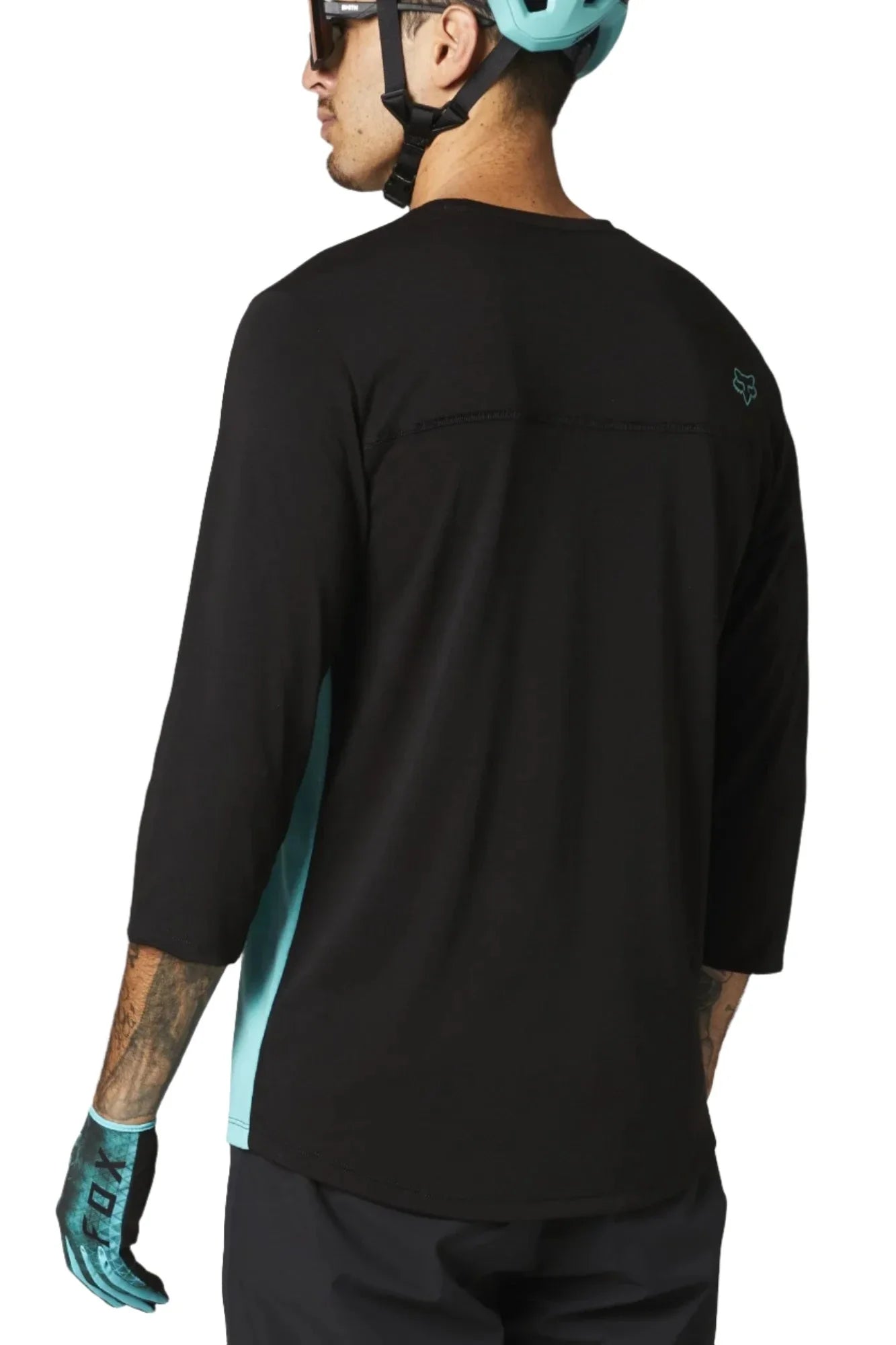 Fox RANGER DR 3/4 JERSEY - Teal Left Facing Back