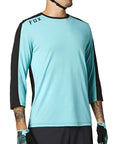 Fox RANGER DR 3/4 JERSEY - Teal Left Facing Front