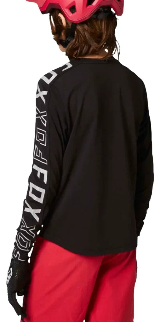 Fox YOUTH RANGER DR LS JERSEY - Black BACK