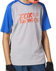 Fox YOUTH DEFEND SS JERSEY - Steel Grey front